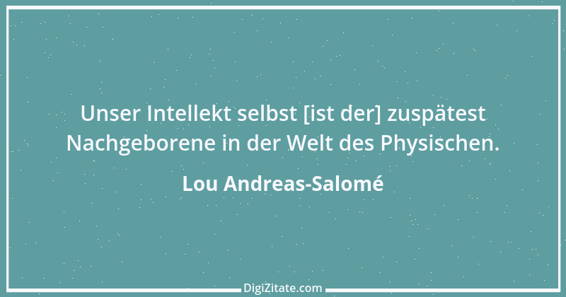 Zitat von Lou Andreas-Salomé 10