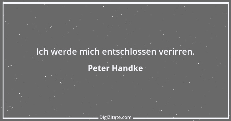 Zitat von Peter Handke 16