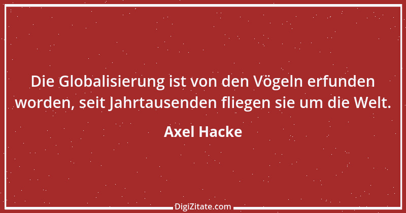 Zitat von Axel Hacke 2