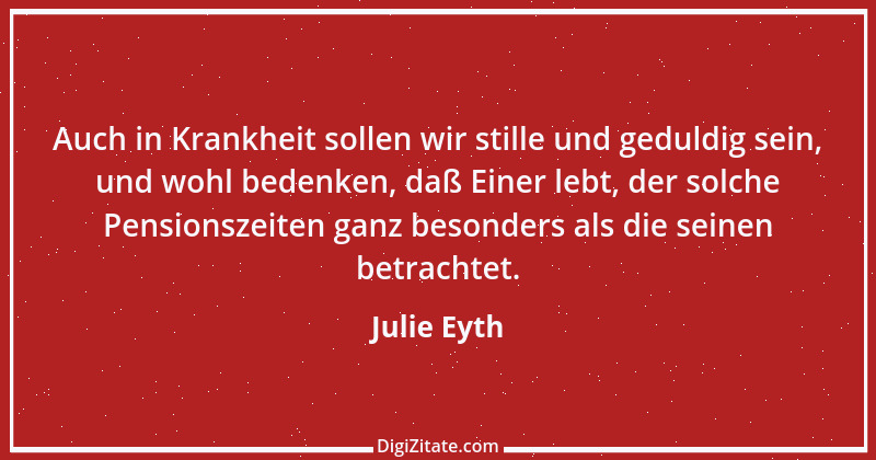 Zitat von Julie Eyth 118