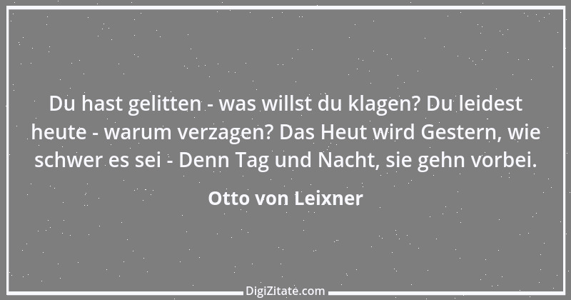 Zitat von Otto von Leixner 99