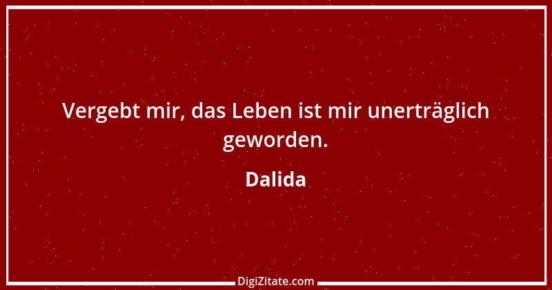 Zitat von Dalida 1