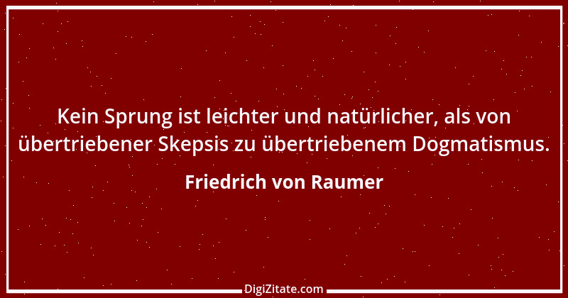 Zitat von Friedrich von Raumer 11