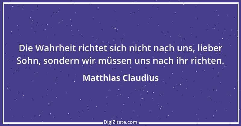 Zitat von Matthias Claudius 164