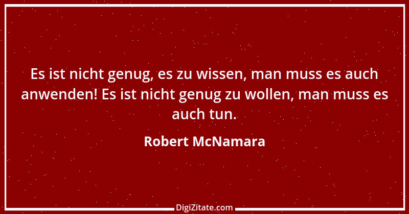 Zitat von Robert McNamara 2