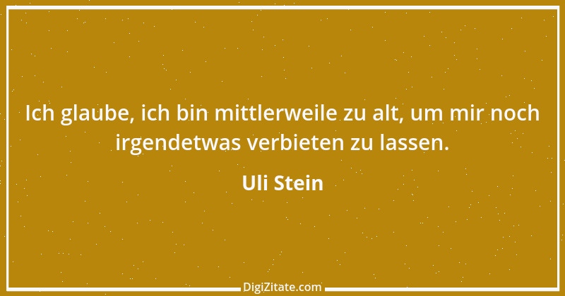 Zitat von Uli Stein 11