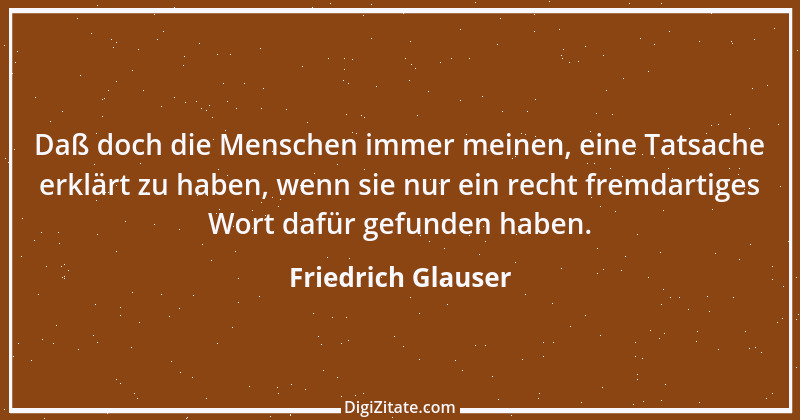 Zitat von Friedrich Glauser 7