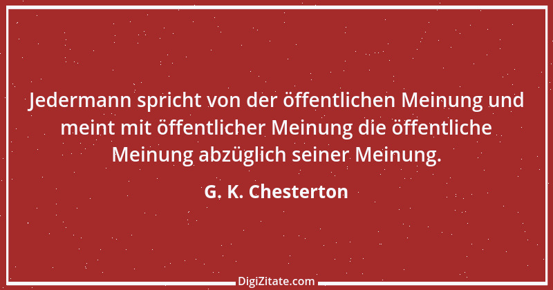 Zitat von G. K. Chesterton 15