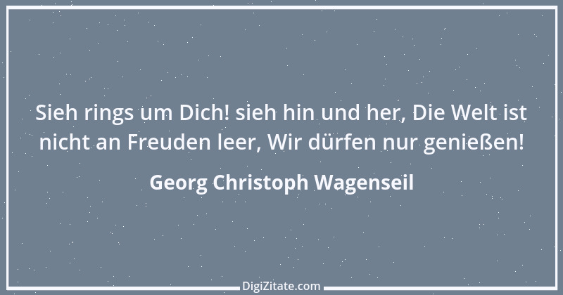 Zitat von Georg Christoph Wagenseil 1