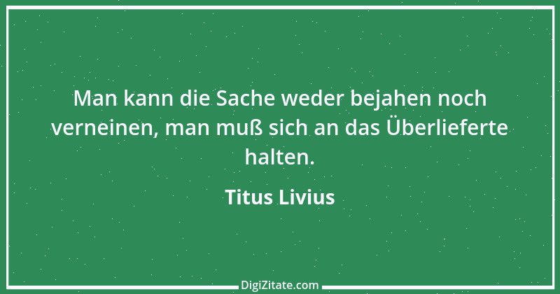 Zitat von Titus Livius 7