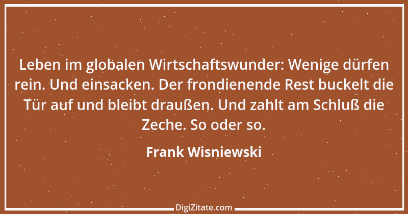 Zitat von Frank Wisniewski 55