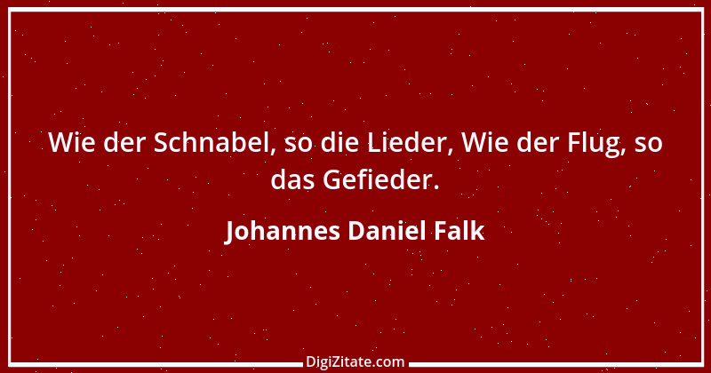 Zitat von Johannes Daniel Falk 2