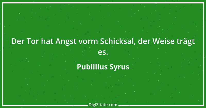 Zitat von Publilius Syrus 133