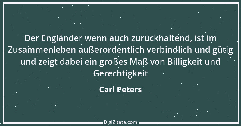 Zitat von Carl Peters 1