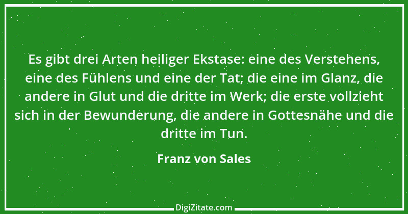 Zitat von Franz von Sales 95