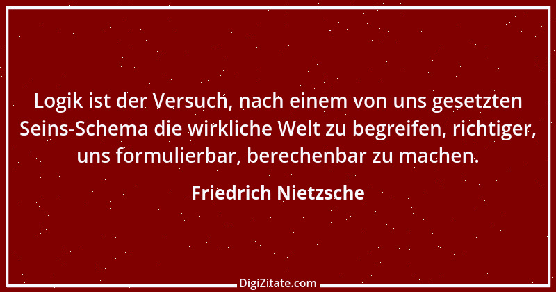 Zitat von Friedrich Nietzsche 1406