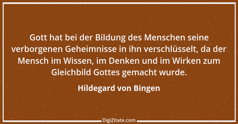 Zitat von Hildegard von Bingen 105