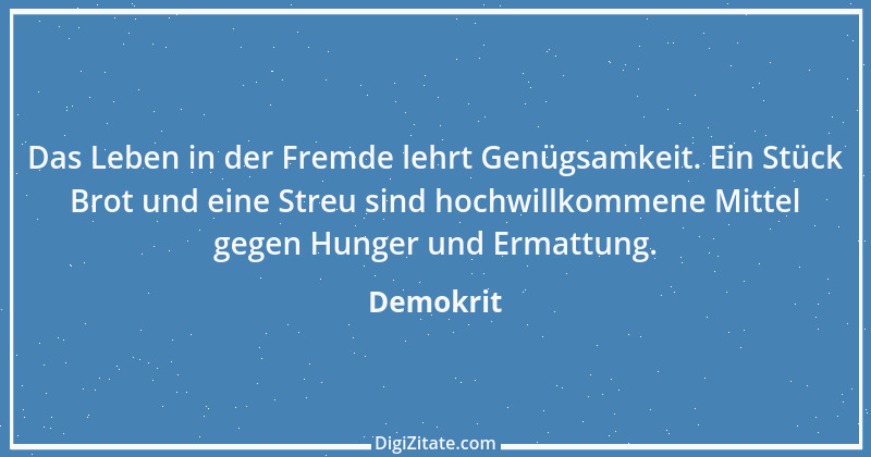 Zitat von Demokrit 174