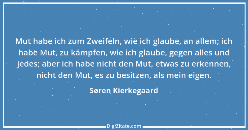 Zitat von Søren Kierkegaard 213