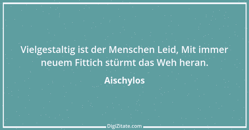 Zitat von Aischylos 10