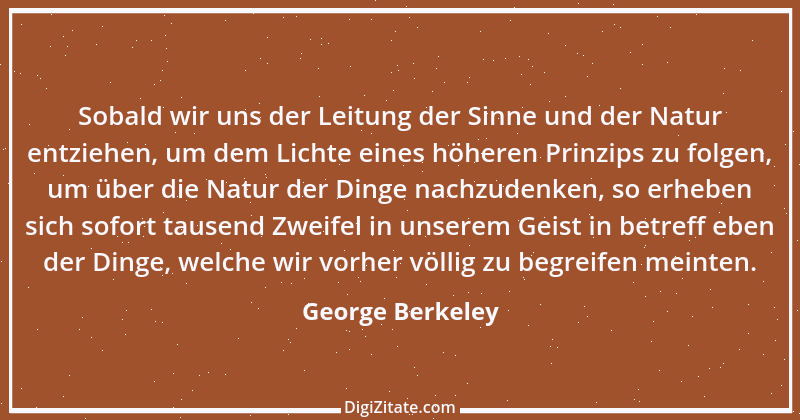 Zitat von George Berkeley 5