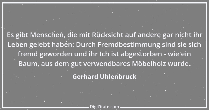 Zitat von Gerhard Uhlenbruck 291