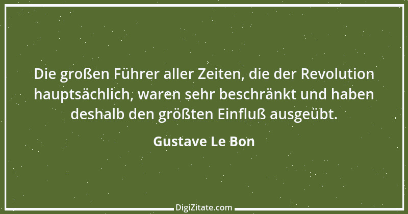 Zitat von Gustave Le Bon 2