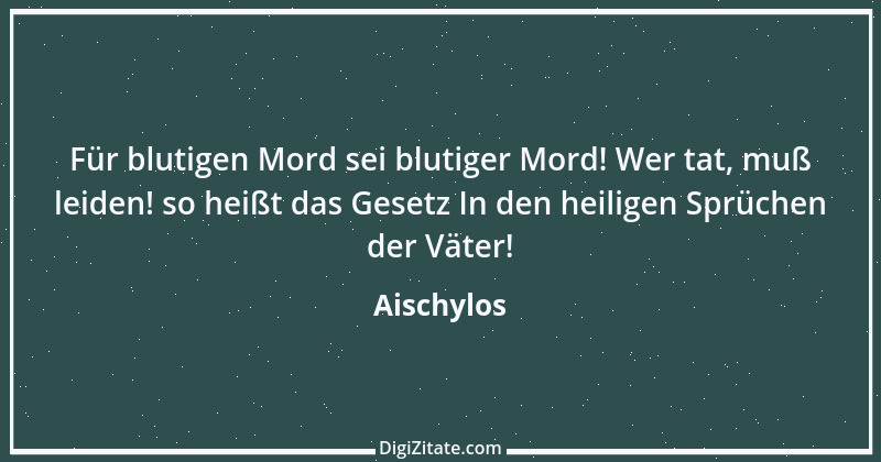 Zitat von Aischylos 11