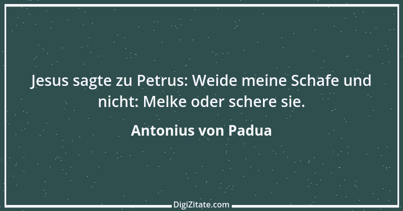 Zitat von Antonius von Padua 2