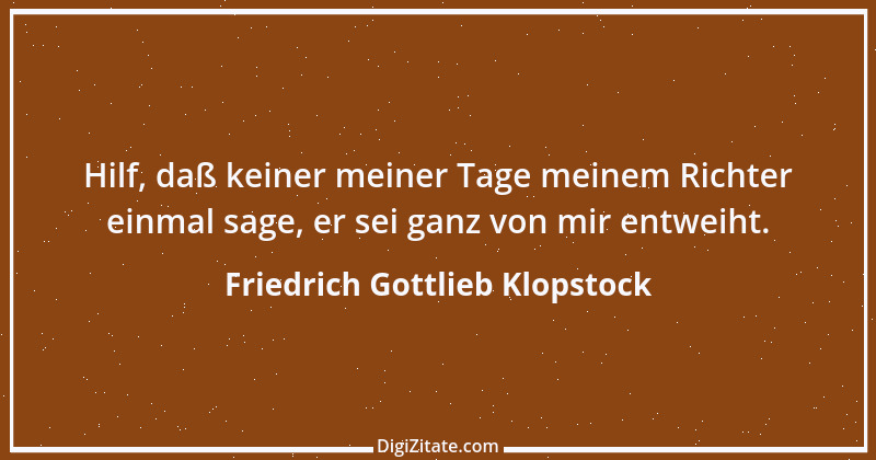 Zitat von Friedrich Gottlieb Klopstock 4