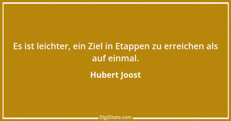 Zitat von Hubert Joost 26