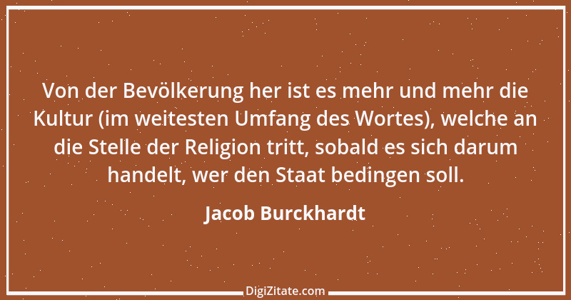 Zitat von Jacob Burckhardt 30