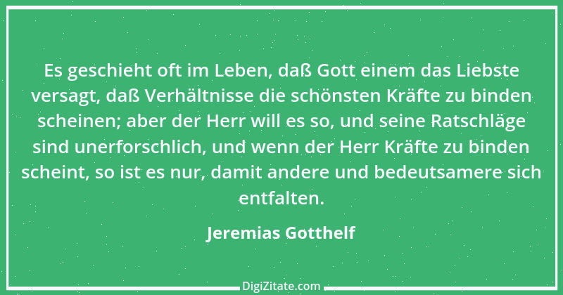 Zitat von Jeremias Gotthelf 136