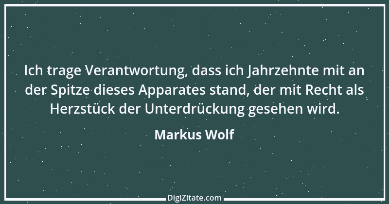 Zitat von Markus Wolf 10