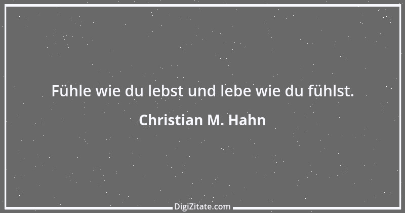 Zitat von Christian M. Hahn 1