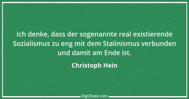 Zitat von Christoph Hein 2