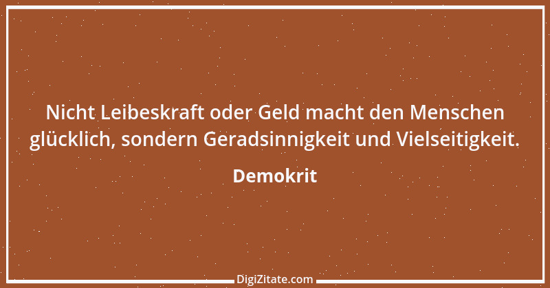 Zitat von Demokrit 177