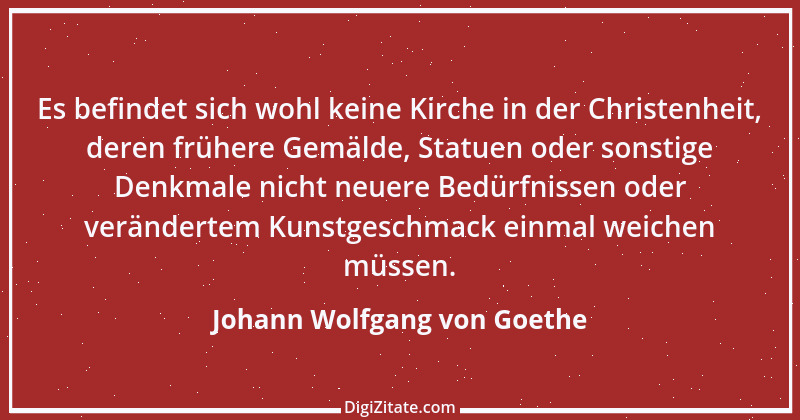 Zitat von Johann Wolfgang von Goethe 1473