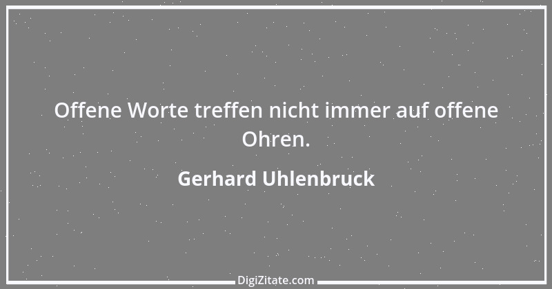 Zitat von Gerhard Uhlenbruck 294