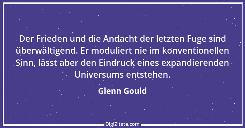 Zitat von Glenn Gould 3