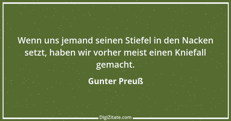 Zitat von Gunter Preuß 24