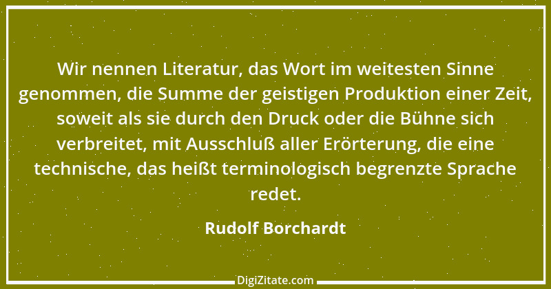 Zitat von Rudolf Borchardt 5