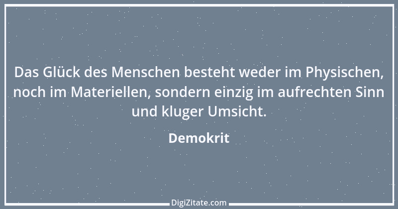 Zitat von Demokrit 179