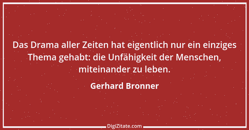 Zitat von Gerhard Bronner 2