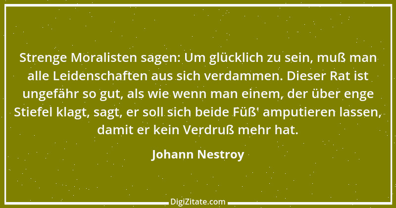 Zitat von Johann Nestroy 123