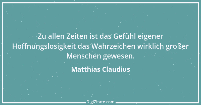 Zitat von Matthias Claudius 173