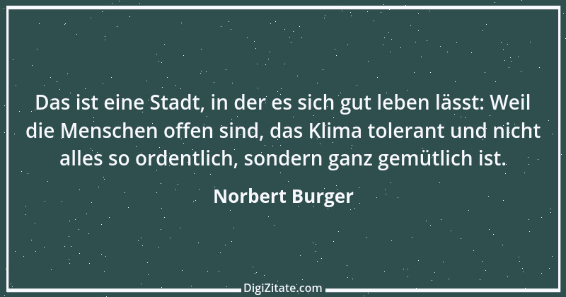 Zitat von Norbert Burger 3