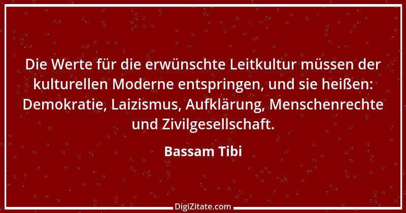 Zitat von Bassam Tibi 1