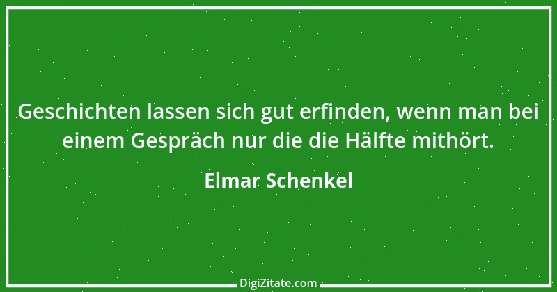 Zitat von Elmar Schenkel 14