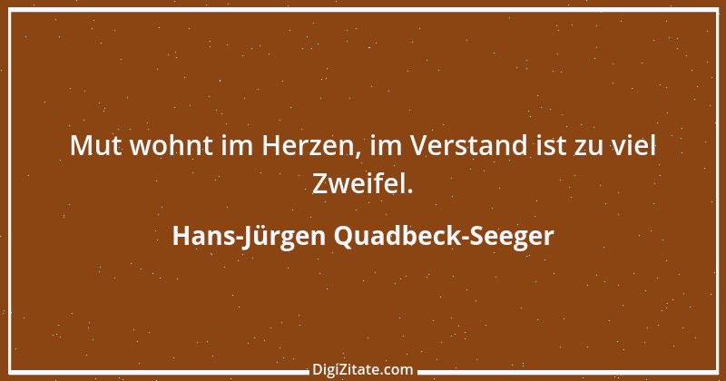 Zitat von Hans-Jürgen Quadbeck-Seeger 429